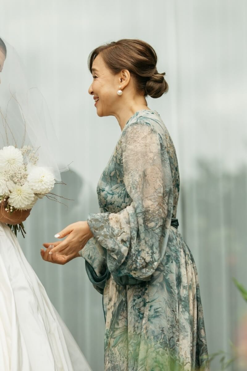 DAPHNE MILANO（ダフネ・ミラノ）【フラワー シフォンドレス（40